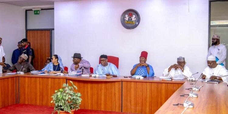 SENATOR ABUBAKAR SANI BELLO PRESIDES OVER THE SCREENING OF NAHCON CHAIRMAN-DESIGNATE, AMB. ISMAIL ABBA YUSUF, AND AMBASSADORIAL NOMINEE, ALHAJI USMAN DAKINGARI