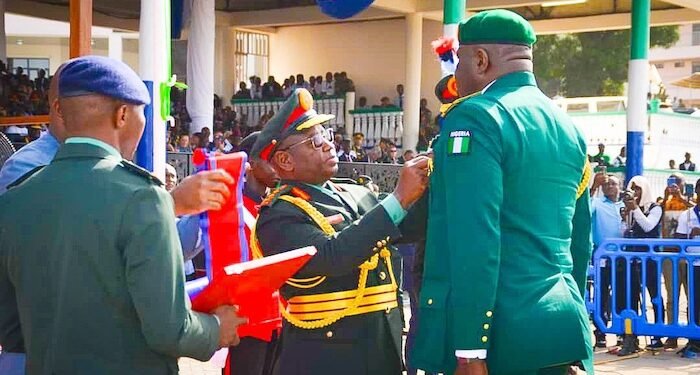 President Of Sierra Leone Julius Maada Bio Confers National Honours On Two Senior Nigerian Military Officers