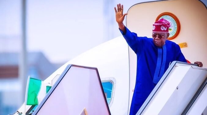 Tinubu Departs Abuja for France, Kenya, Rwanda on Diplomatic Tour